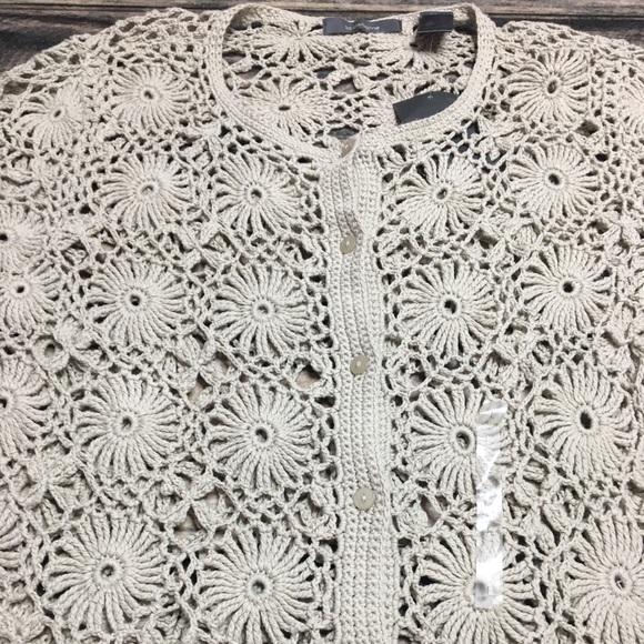 Liz Claiborne Floral Cardigan Size Large - Picture 3 of 8